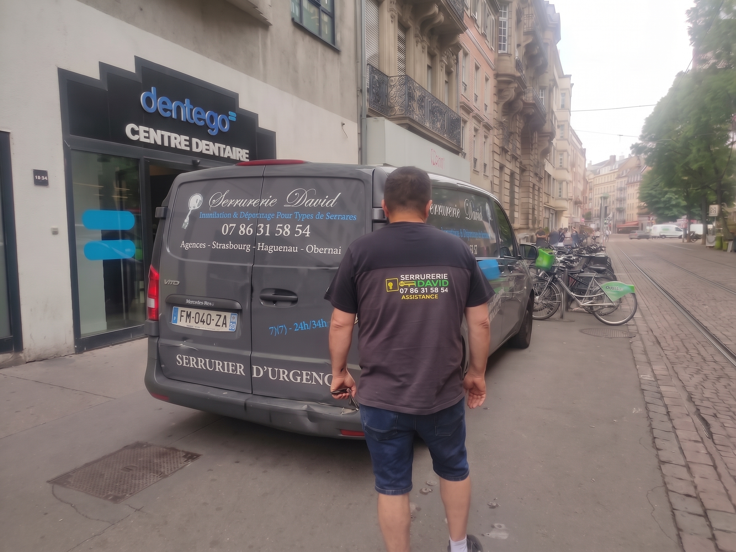 Artisan serrurier David en intervention à Niederbronn-les-Bains